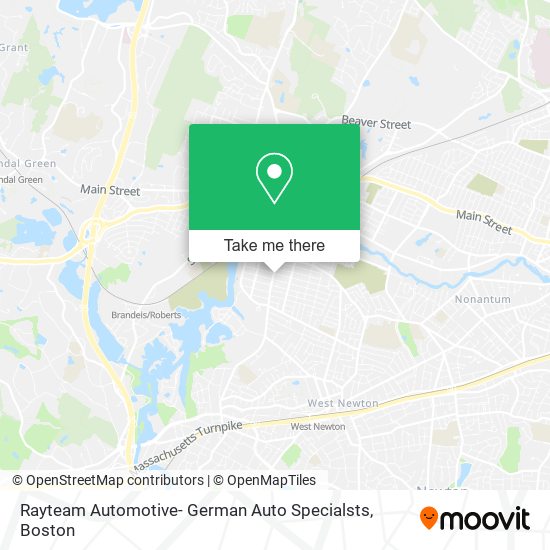 Mapa de Rayteam Automotive- German Auto Specialsts