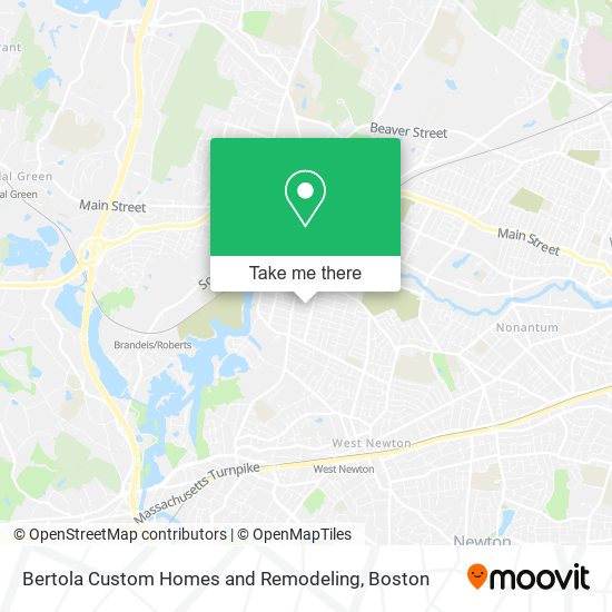 Mapa de Bertola Custom Homes and Remodeling