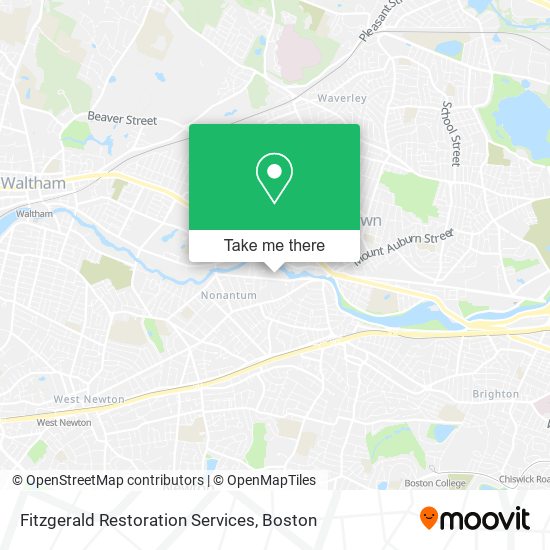 Fitzgerald Restoration Services map