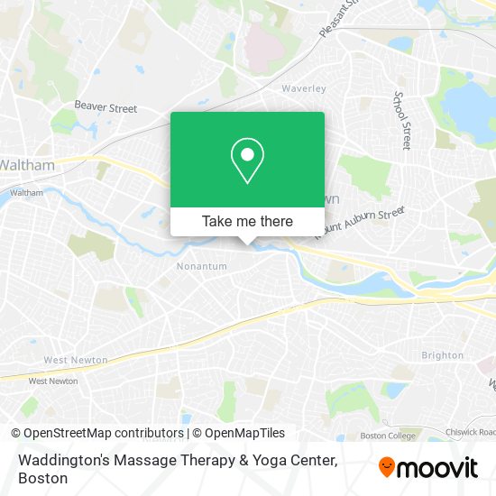 Waddington's Massage Therapy & Yoga Center map