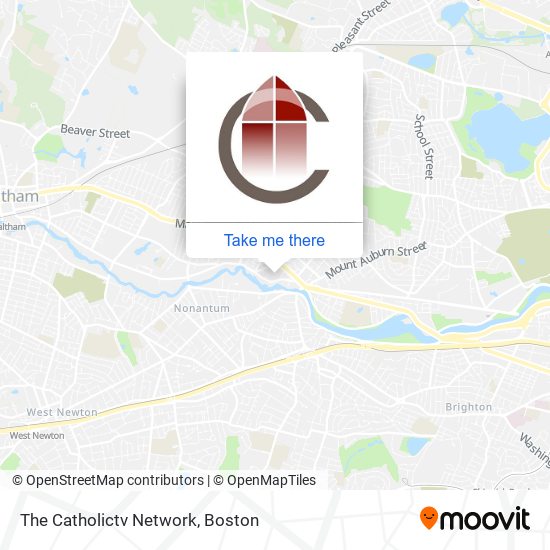 The Catholictv Network map