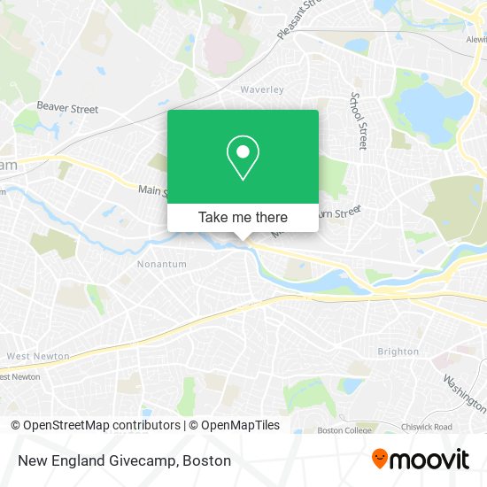 Mapa de New England Givecamp