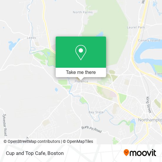 Cup and Top Cafe map