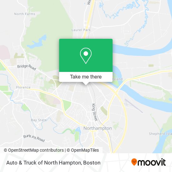 Auto & Truck of North Hampton map