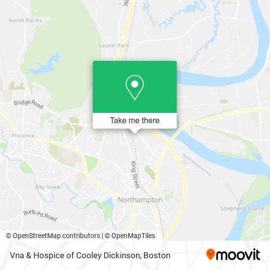 Mapa de Vna & Hospice of Cooley Dickinson