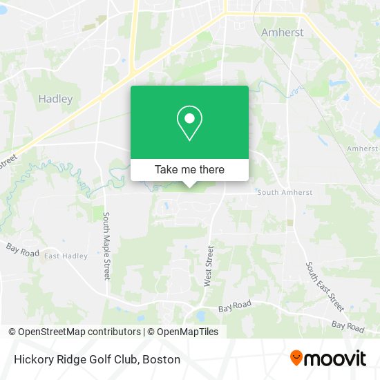 Hickory Ridge Golf Club map