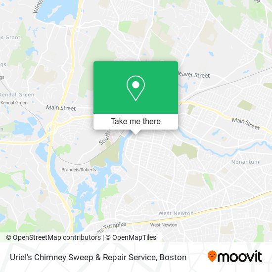Uriel's Chimney Sweep & Repair Service map