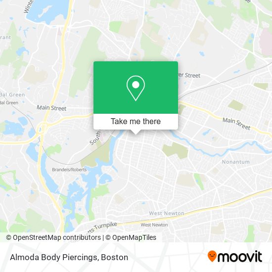 Almoda Body Piercings map