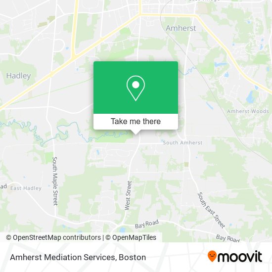 Amherst Mediation Services map