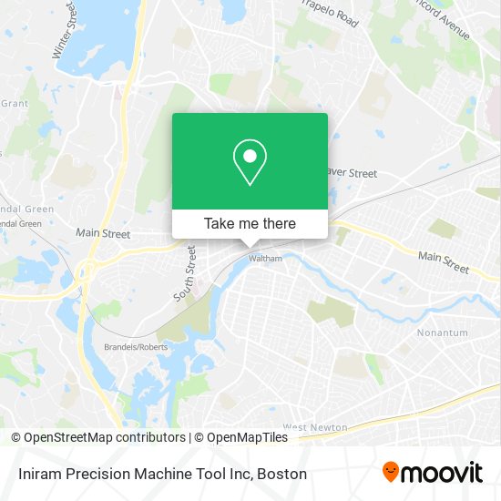 Iniram Precision Machine Tool Inc map