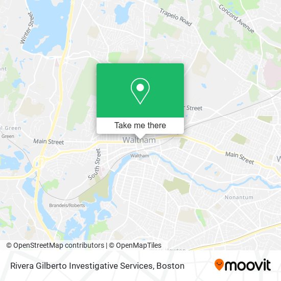 Mapa de Rivera Gilberto Investigative Services
