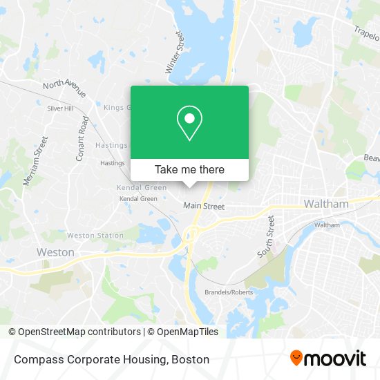 Mapa de Compass Corporate Housing
