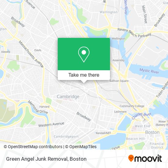 Green Angel Junk Removal map