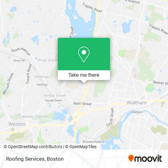 Roofing Services map