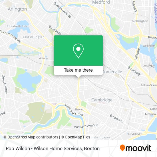 Rob Wilson - Wilson Home Services map