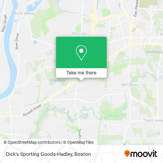 Mapa de Dick's Sporting Goods-Hadley