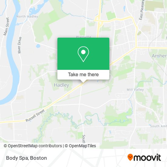 Body Spa map