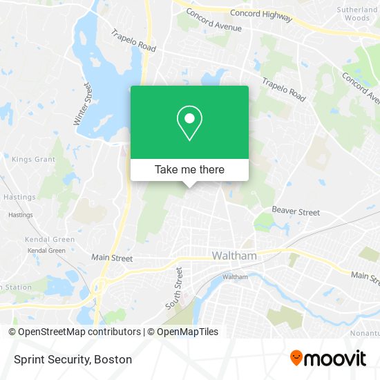 Mapa de Sprint Security