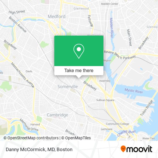 Mapa de Danny McCormick, MD