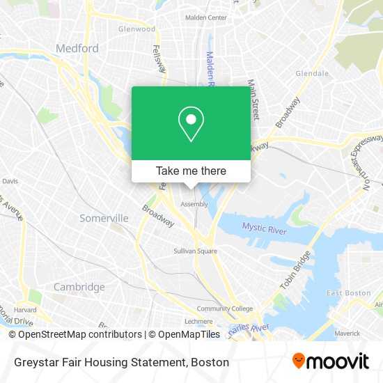 Mapa de Greystar Fair Housing Statement