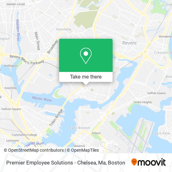 Premier Employee Solutions - Chelsea, Ma map