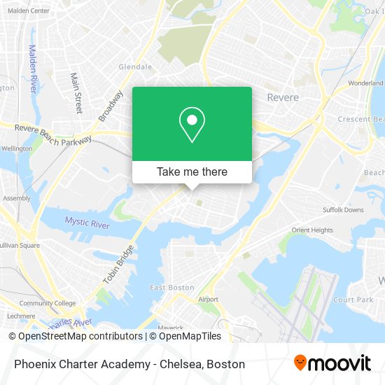 Phoenix Charter Academy - Chelsea map