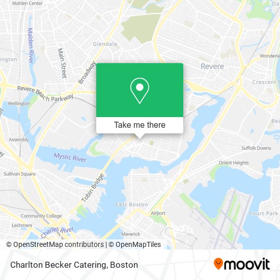 Charlton Becker Catering map