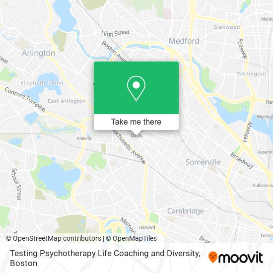 Mapa de Testing Psychotherapy Life Coaching and Diversity