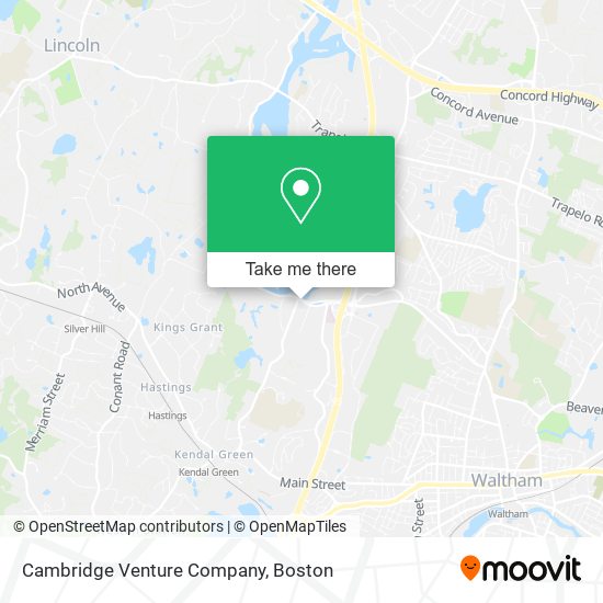 Mapa de Cambridge Venture Company
