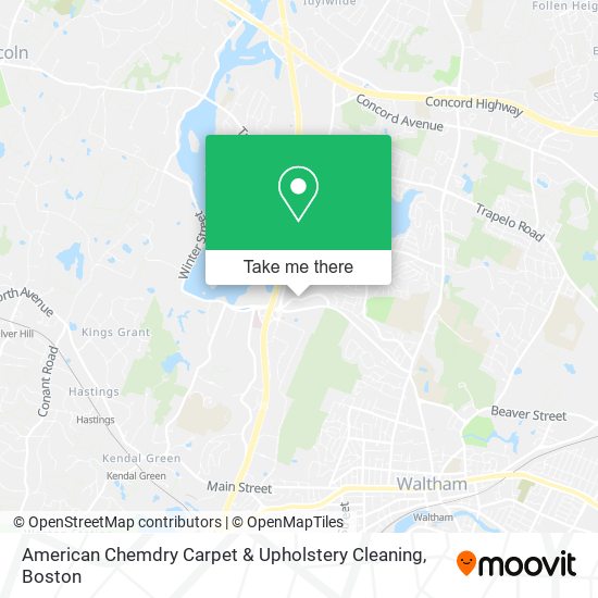 American Chemdry Carpet & Upholstery Cleaning map