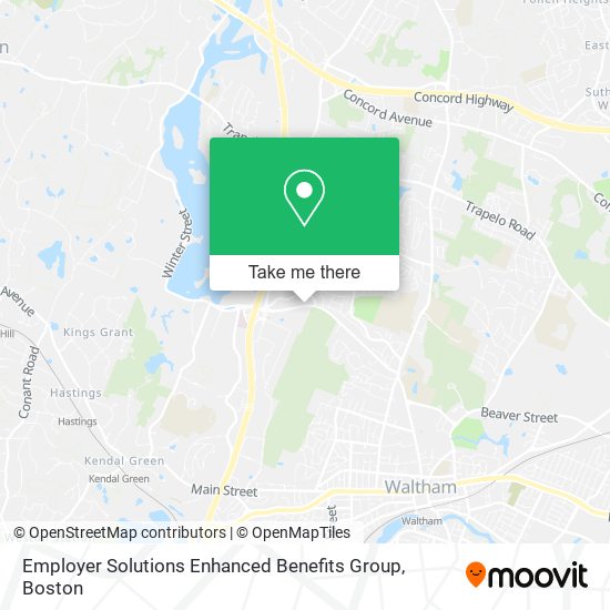 Employer Solutions Enhanced Benefits Group map