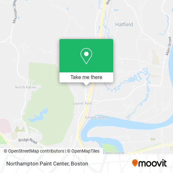 Mapa de Northampton Paint Center