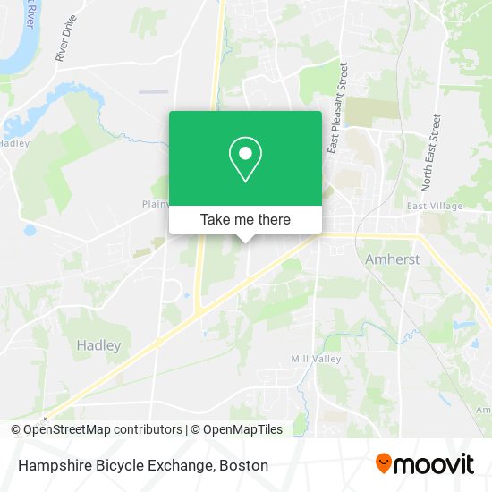 Hampshire Bicycle Exchange map