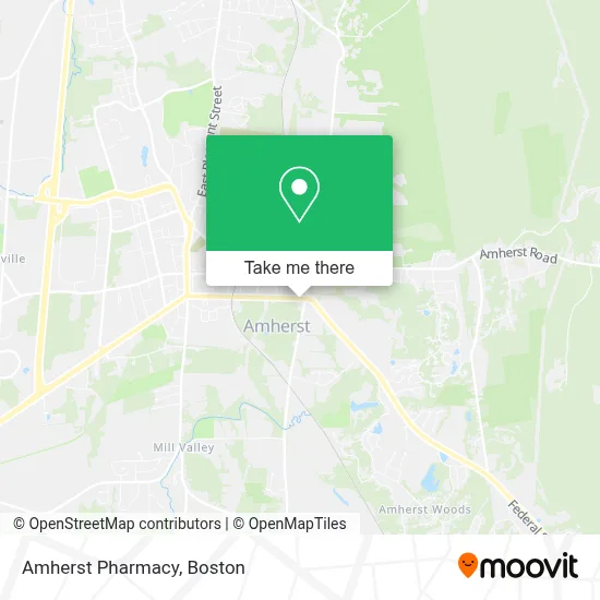 Amherst Pharmacy map