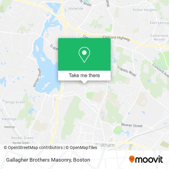 Gallagher Brothers Masonry map