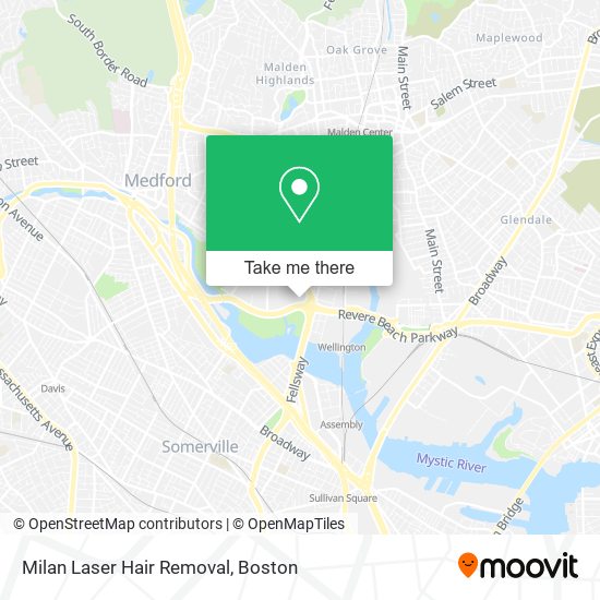 Milan Laser Hair Removal map