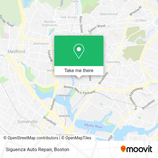Siguenza Auto Repair map