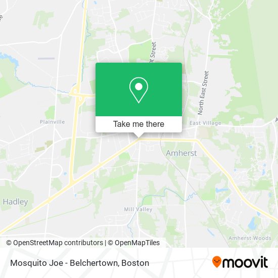 Mapa de Mosquito Joe - Belchertown
