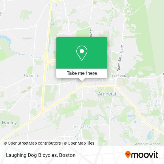 Laughing Dog Bicycles map