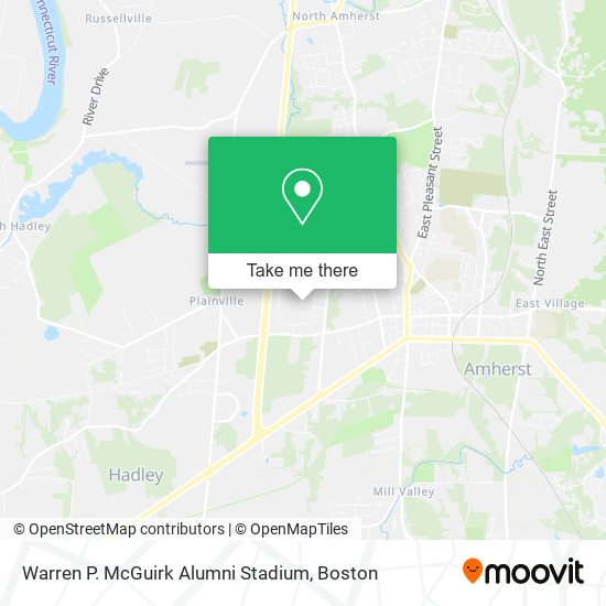 Warren P. McGuirk Alumni Stadium map