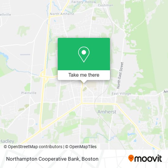 Mapa de Northampton Cooperative Bank