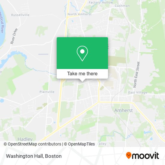 Washington Hall map