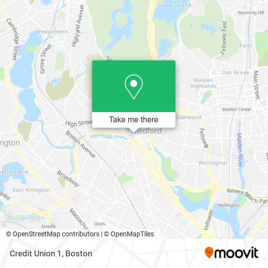 Credit Union 1 map