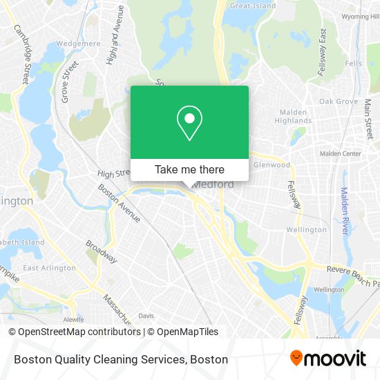 Mapa de Boston Quality Cleaning Services