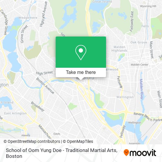 School of Oom Yung Doe - Traditional Martial Arts map