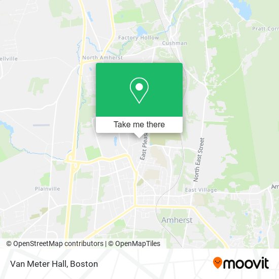 Van Meter Hall map