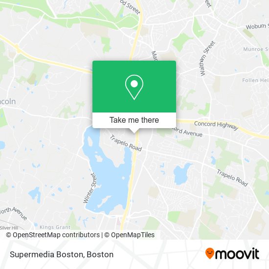 Mapa de Supermedia Boston