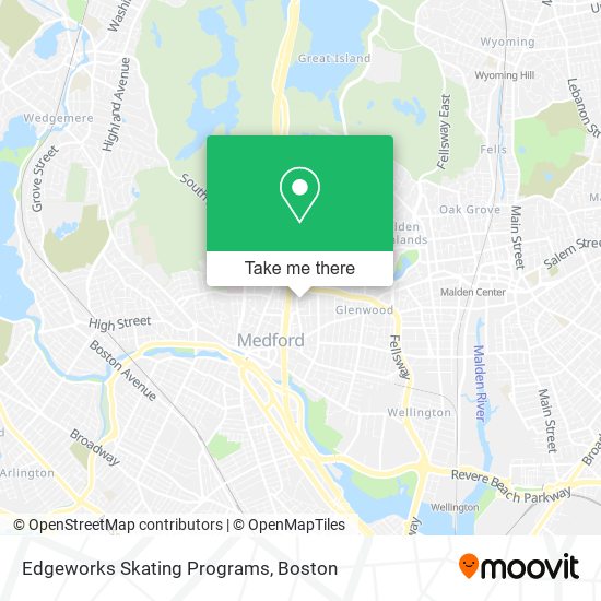 Mapa de Edgeworks Skating Programs