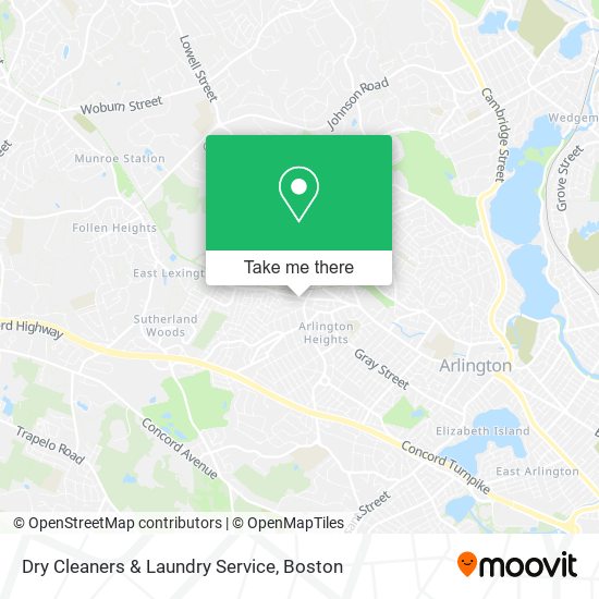 Dry Cleaners & Laundry Service map