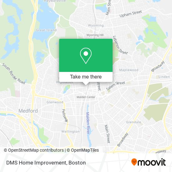 Mapa de DMS Home Improvement